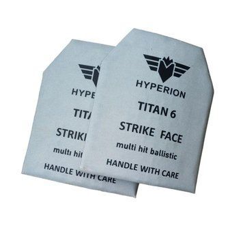 Титано-керамічні бронеплити Hyperion TITAN-6 (5 клас захисту, 25х30 см, комплект 2 шт.)