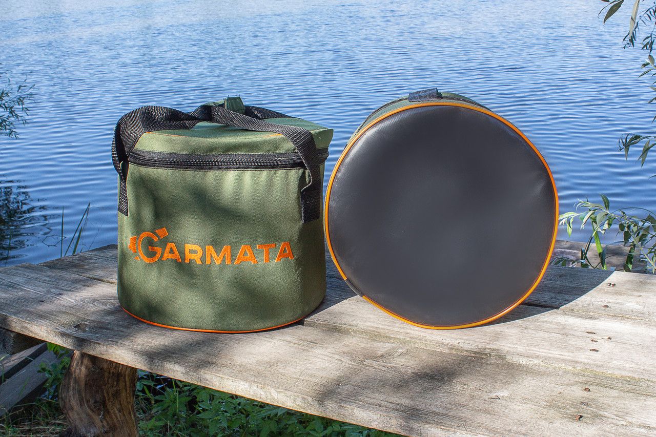 Термо відро GARMATA для прикормки з кришкою 15л. Герметичне термо відро для риболовлі.