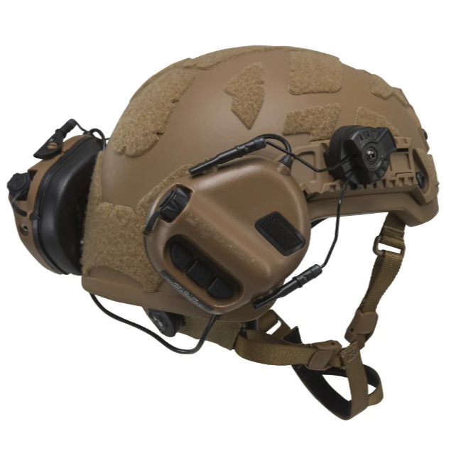 EARMOR M31H наушники активные тактические ( Helmet version ) Койот.