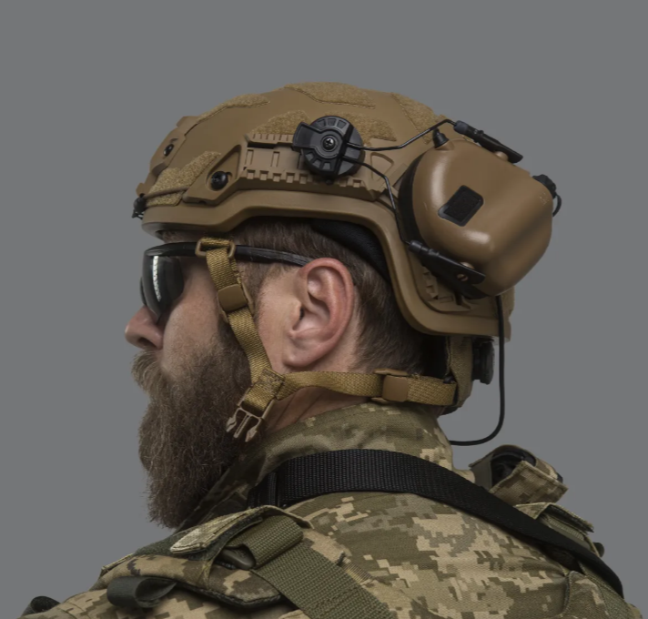 EARMOR M31H наушники активные тактические ( Helmet version ) Койот.