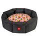 Лежанка для собак WAUDOG Relax, рисунок "Авокадо на розовом", S, Ш 34 см, Д 45 см, В 17 см