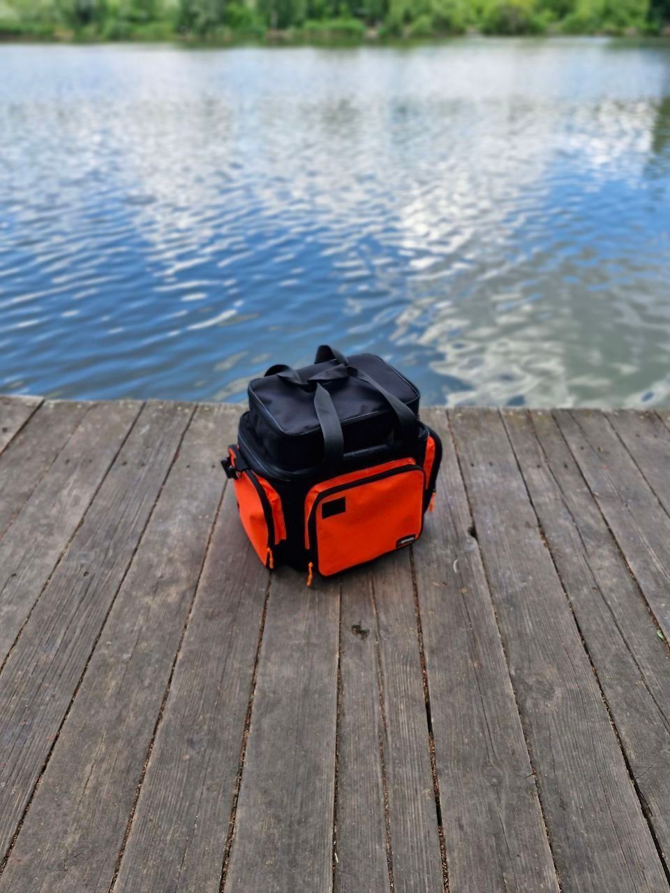 Сумка рибальська Garmata Compact 55л (зі знімною сумкою для котушок) &mdash; універсальна сумка для риболовлі на 7 кишень