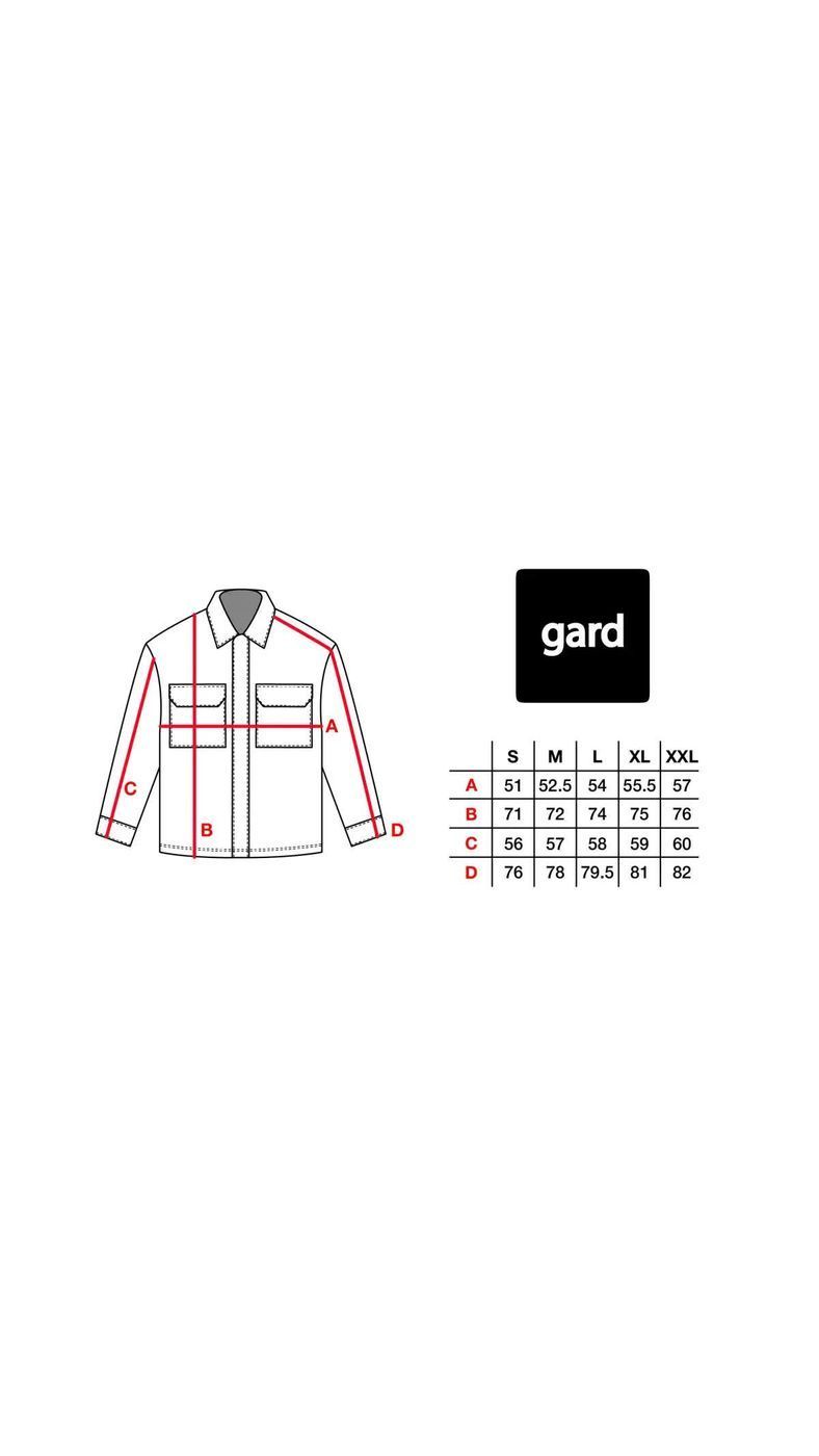 Рубашка Gard (Синяя, XL)