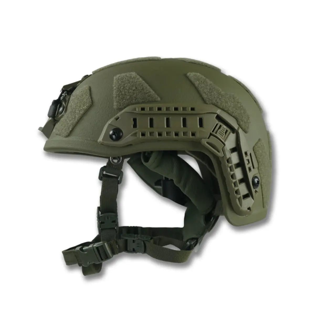 Балістичний шолом FAST PE GEN III AGGRESSIVE Olive (NIJ IIIA), M