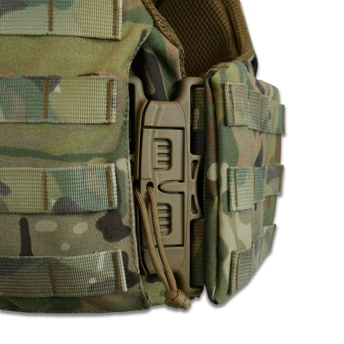 Плитоноска Kiborg зі збільшеною площею захисту, чохол бронежилета Cordura 1000D з Molle та швидкоскидом, під плити і балістичні пакети