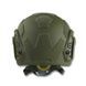 Балістичний шолом FAST PE GEN III AGGRESSIVE Olive (NIJ IIIA), M