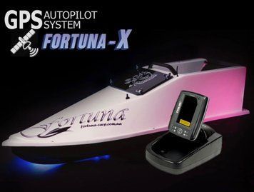 Кораблик Фортуна з GPS автопілотом Fortuna X та ехолотом Toslon520 на 45000mAh