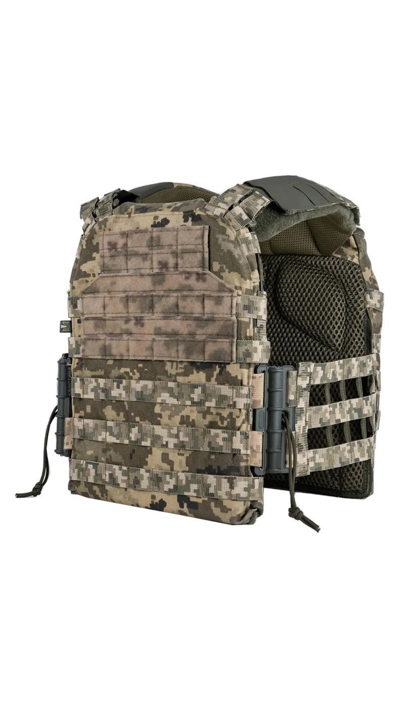 Плитоноска М3 Pro Lite XL 27х33 см (ММ-14) з системою швидкого скидання, Cordura 1000D, Molle, без плит