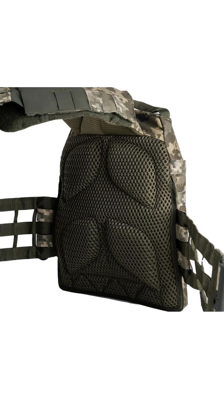 Плитоноска М3 Pro Lite XL 27х33 см (ММ-14) з системою швидкого скидання, Cordura 1000D, Molle, без плит