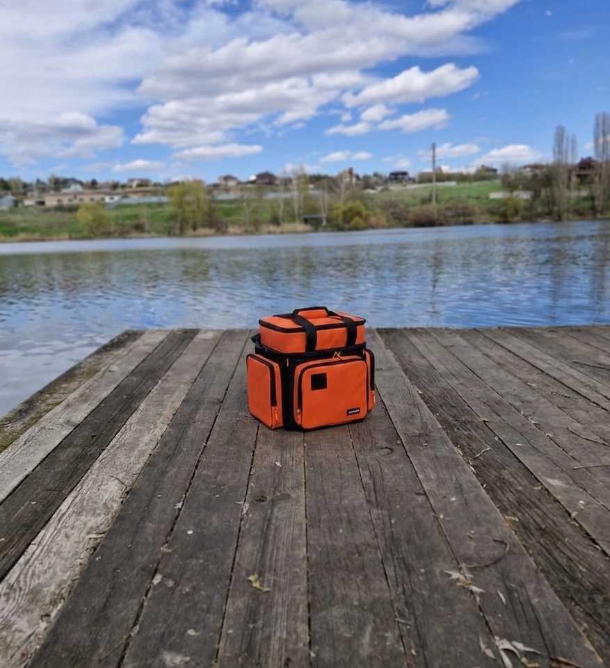 Рибальска сумка GARMATA River Bag для коропової та фідерної рибалки, помаранчева
