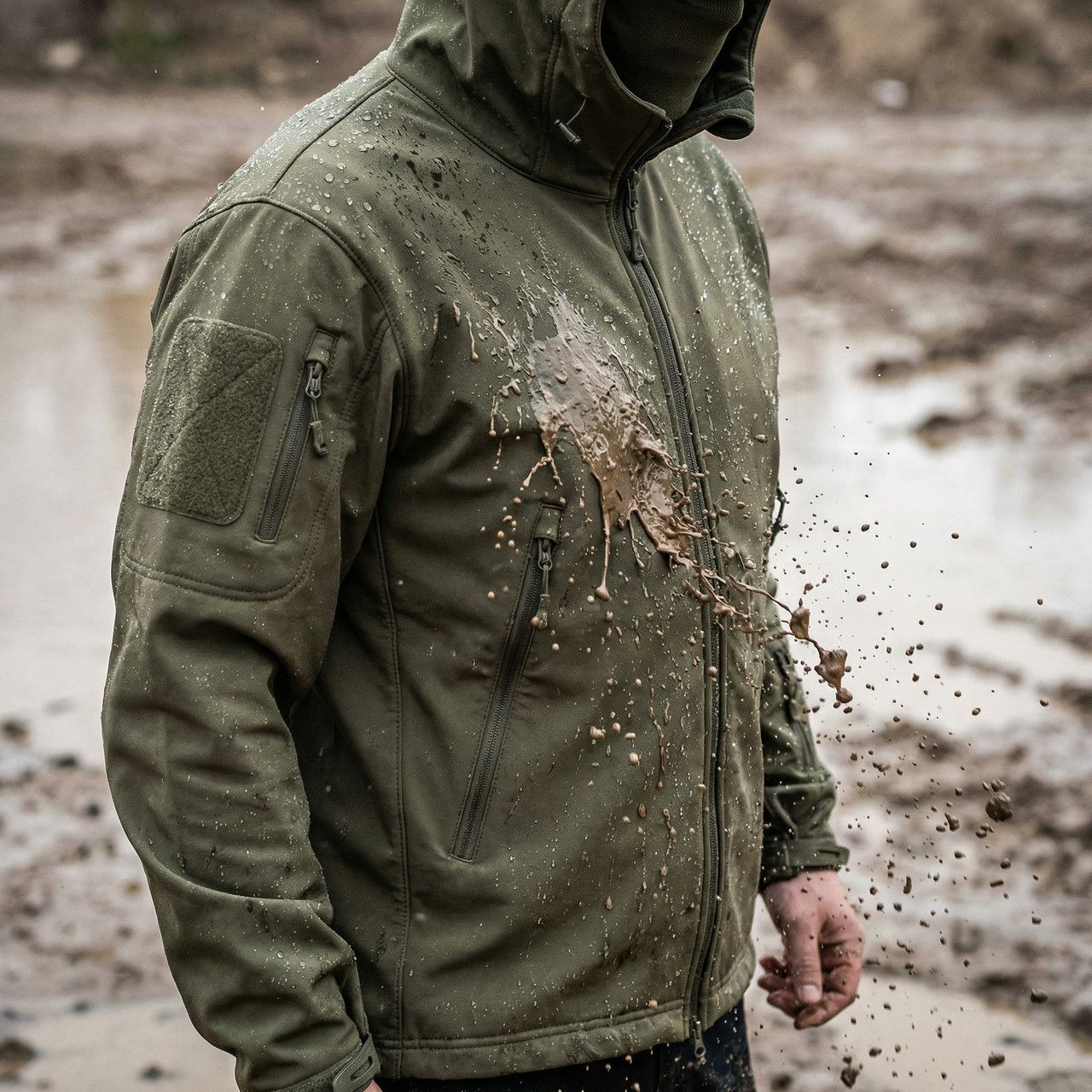 Куртка тактична ESDY Softshell. Олива