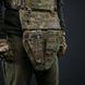Захист паху (напашник) потрійний Kiborg з балістичним пакетом Militex Multicam (1 клас захисту)