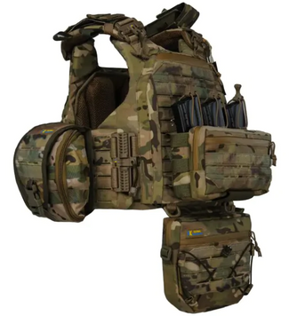 Плитоноска Warmor Gen.6 PRO MAX &mdash; максимальный набор подсумков (Мультикам)