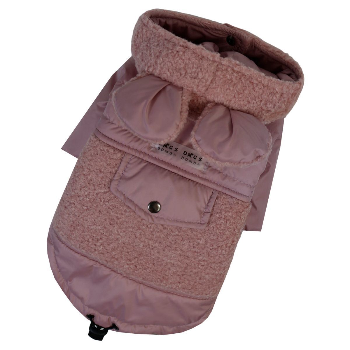 Куртка для собак Dogs Bomba Teddy пудра K-97, р. 2, ОШ 16-26 см, ОГ 26-32 см, ДС 25-28 см