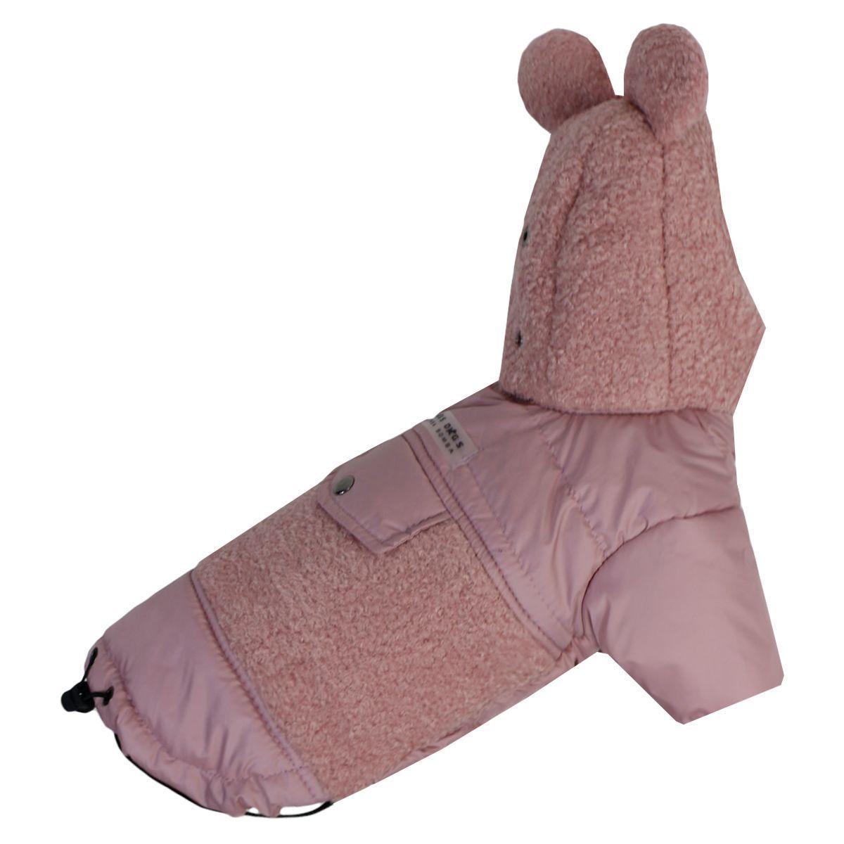Куртка для собак Dogs Bomba Teddy пудра K-97, р. 2, ОШ 16-26 см, ОГ 26-32 см, ДС 25-28 см