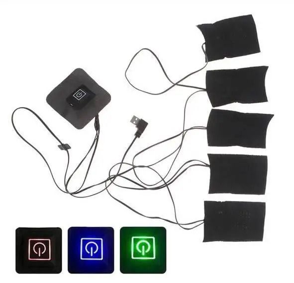 Тактичний жилет з підігрівом USB на 5 елементів (підкладка Omni-Heat/Термо)