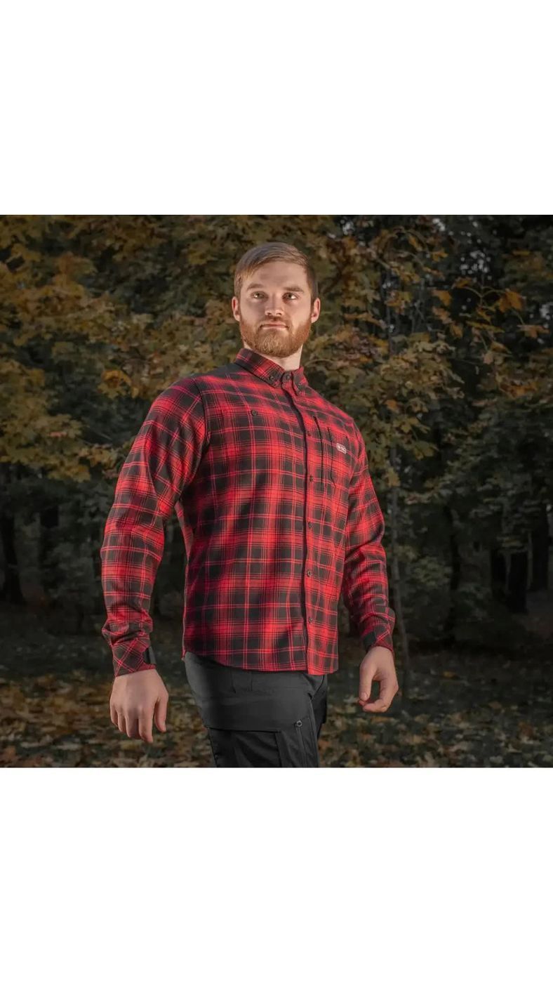 Рубашка M-Tac "Redneck Shirt" (Красно-чёрная, M/Regular)