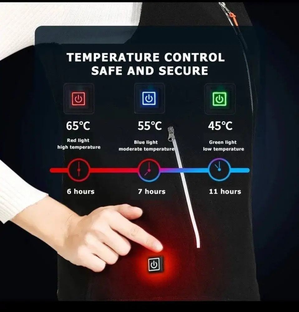Тактичний жилет з підігрівом USB на 5 елементів (підкладка Omni-Heat/Термо)