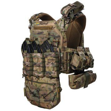 Комплект плитоноска тактична Warmor gen. 3 Pro Max. Мультикам.