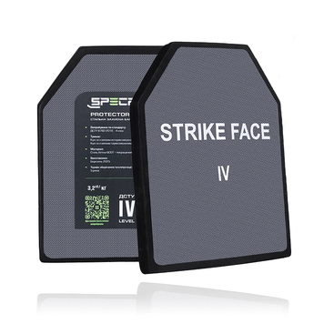 Сталева бронеплита 4-го класу STRIKE FACE MARS 600T, 3.2 кг, 25х30 см