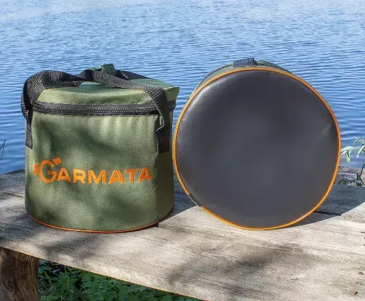 Рибальська сумка Garmata River Bag 40л, Хакі + Відро 15л