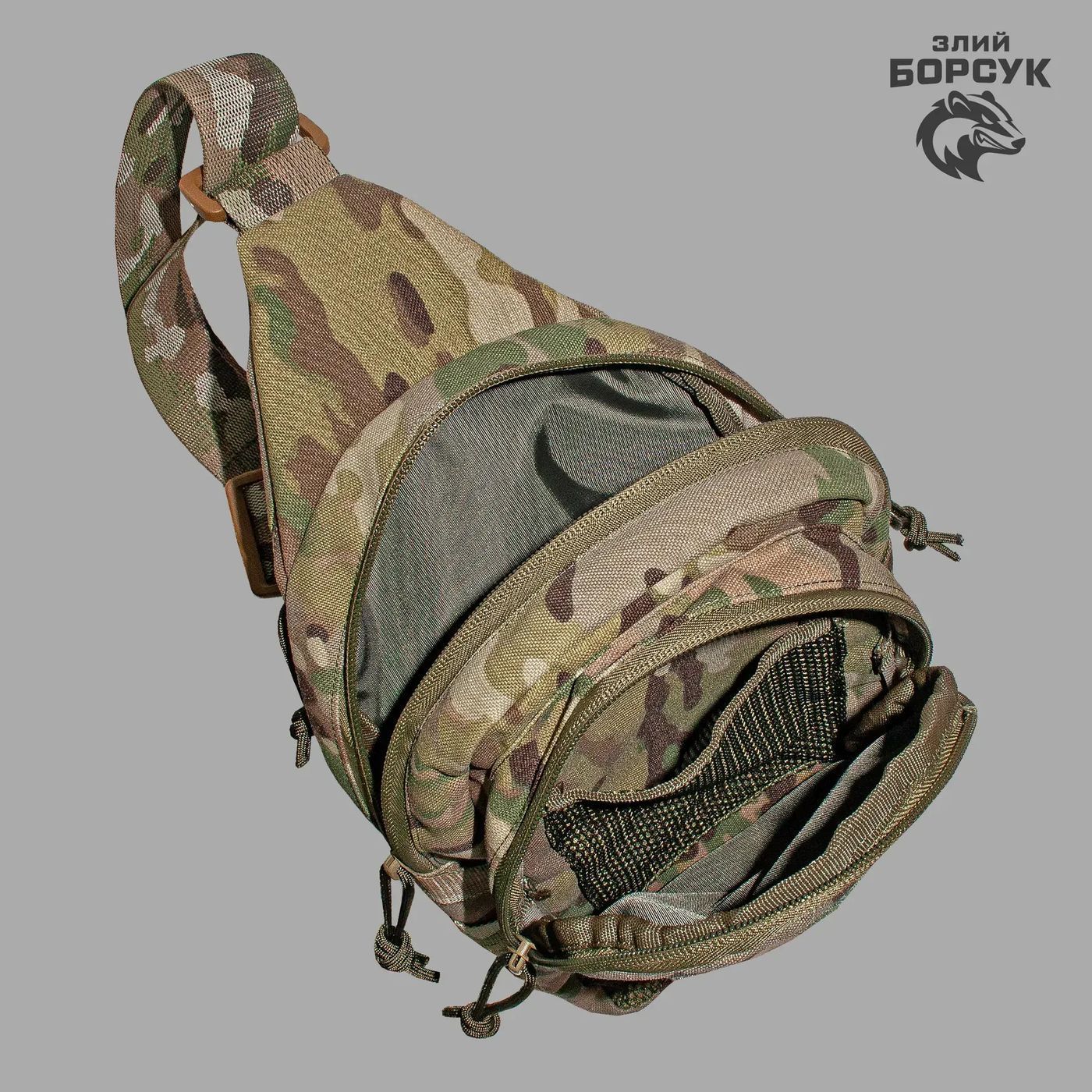 Сумка-слінг тактична &laquo;Nomad&raquo; Мультикам, кордура, на одне плече