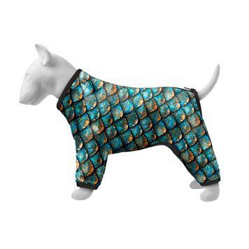 Ветровка для собак WAUDOG Clothes, рисунок "Чешуя", XS22, В 30-34 см, С 19-21 см