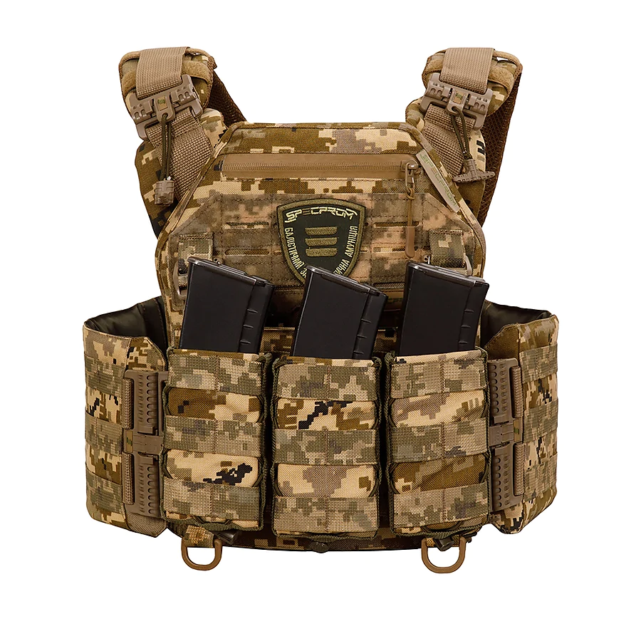Плитоноска Warmor Gen.3 PRO с системой быстрого сброса (Піксель)