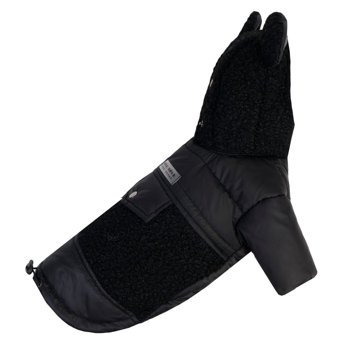 Куртка для собак Dogs Bomba Teddy чорна K-98, р. 2, ОШ 16-26 см, ОГ 26-32 см, ДС 25-28 см