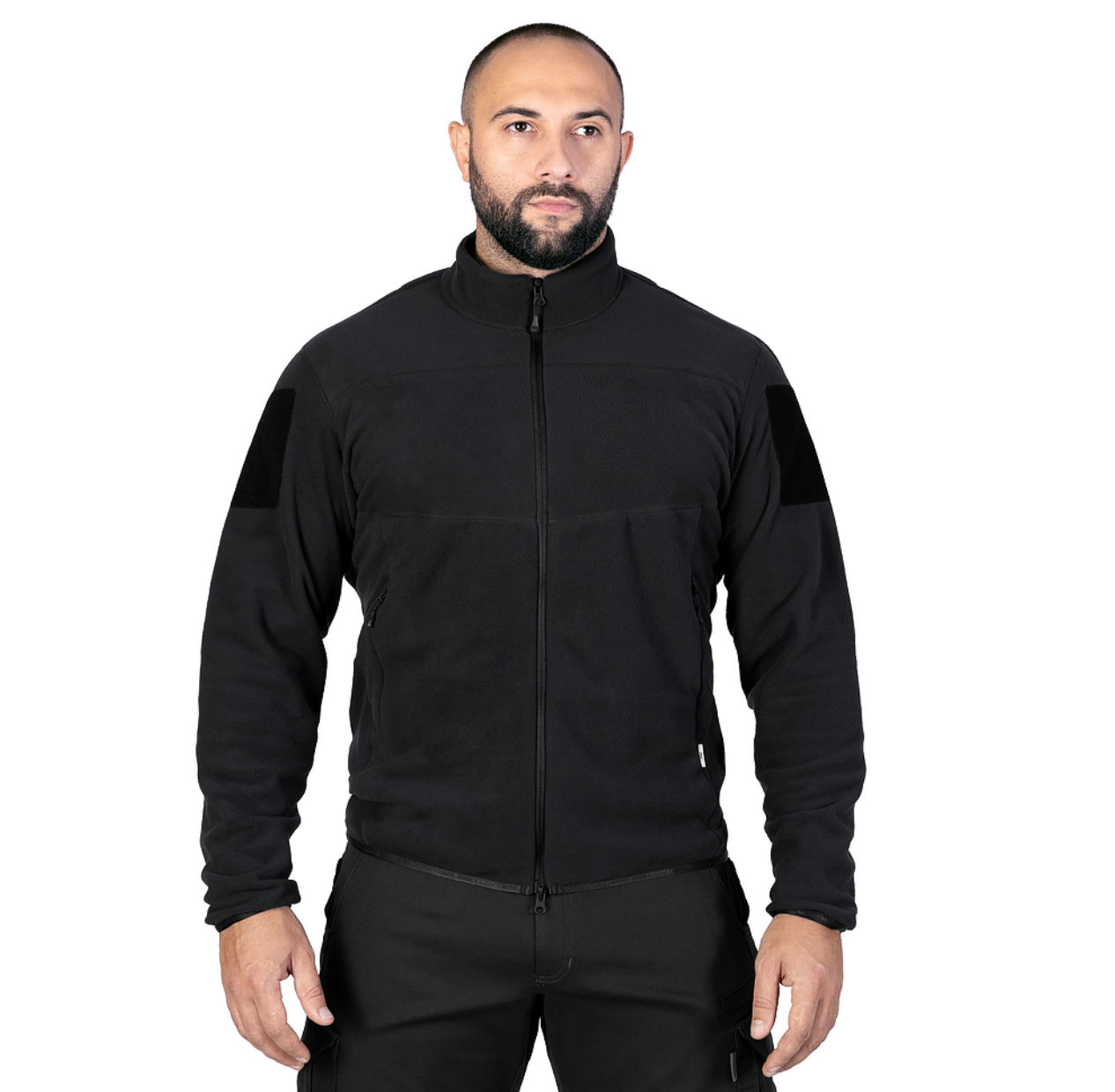 Флисовая кофта Camotec Patrol 2.0 (Himatec 100, Чёрная)