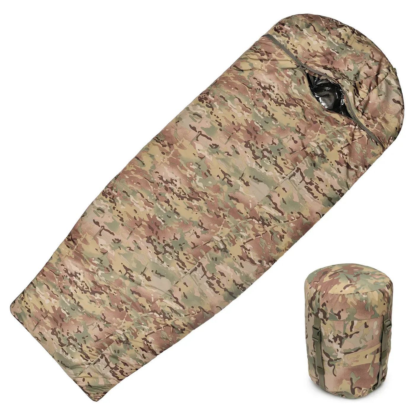 Спальный мешок зимний M-WIN Tactical Winter Gen-3 (220х88 см) Мультикам