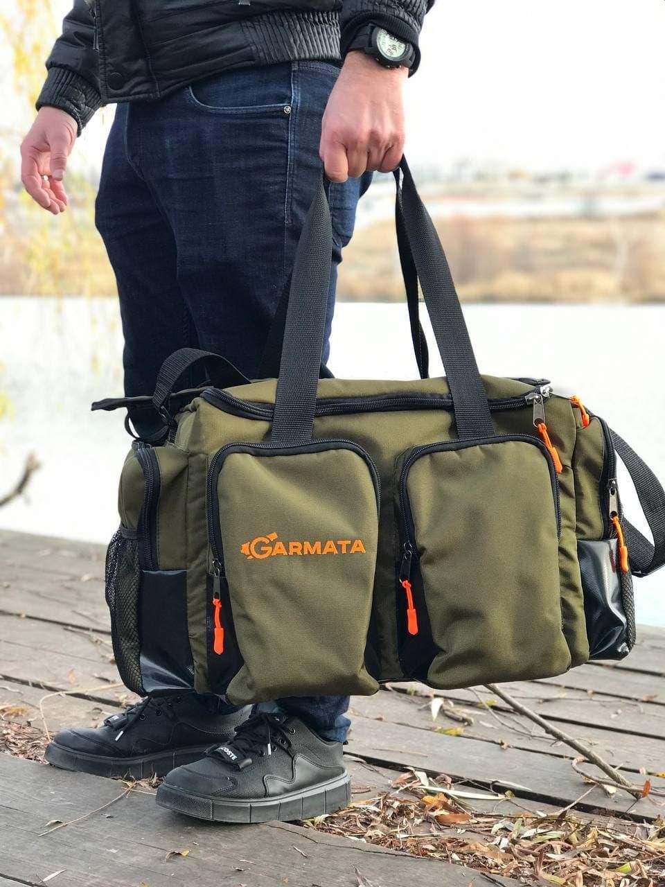 Рибальська сумка GARMATA Expert. Об'єм 60 л. Універсальна сумка для риболовлі.