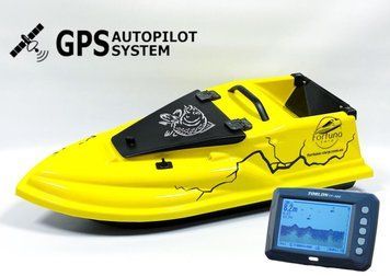 GPS (V3_9+1) Ехолот Toslon TF300 Прикормочний кораблик Фурія Шторм