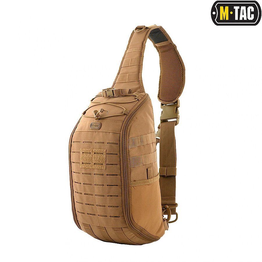 Рюкзак M-Tac Armadillo з однією лямкою. Темний койот