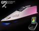 GPS (6+1_Cortex), Эхолот Toslon TF520, Профессиональный кораблик Фортуна (27000 mAh) Белый