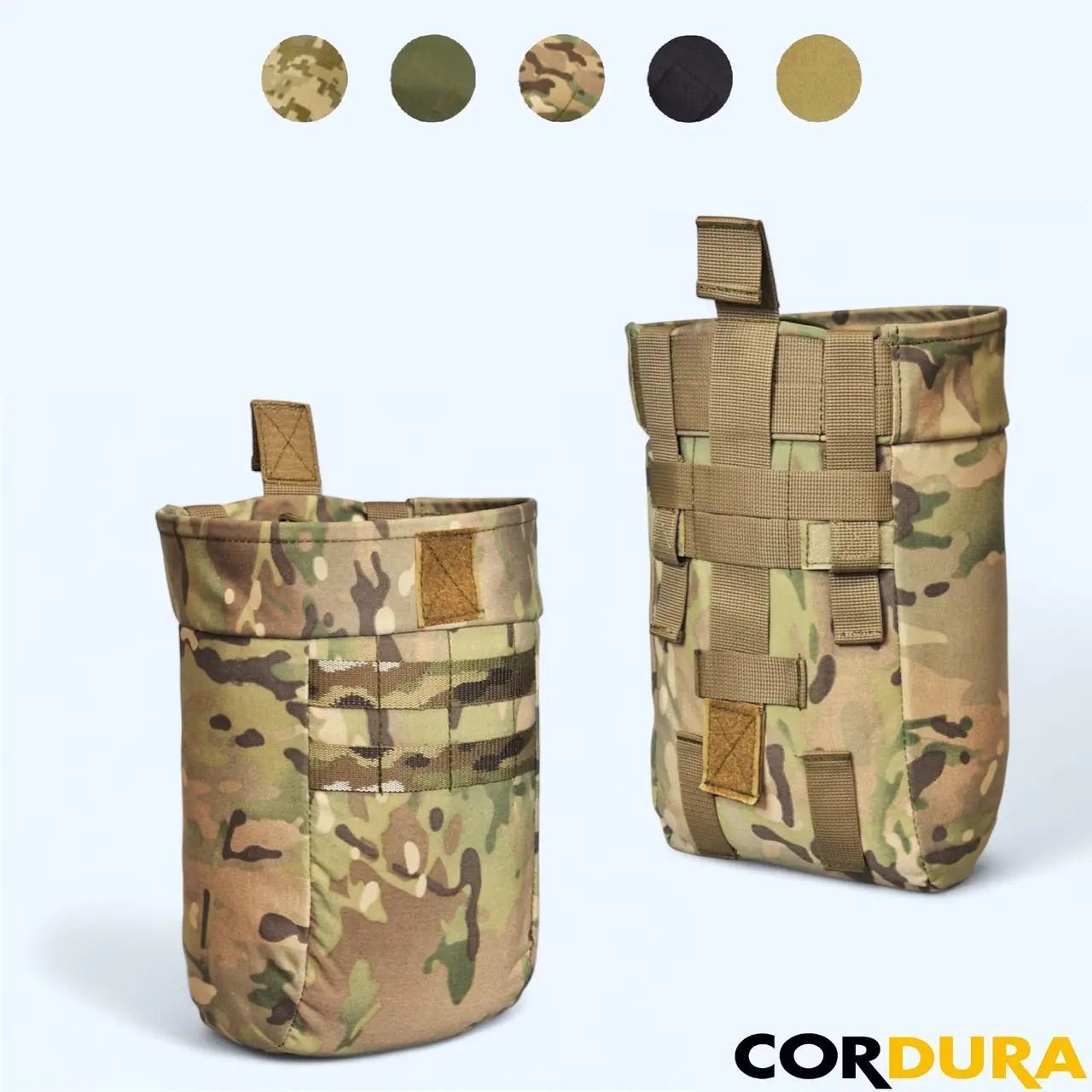 Тактичний розвантажувальний пояс ENI Комплект-Універсал: РПС Cordura + 6 підсумків