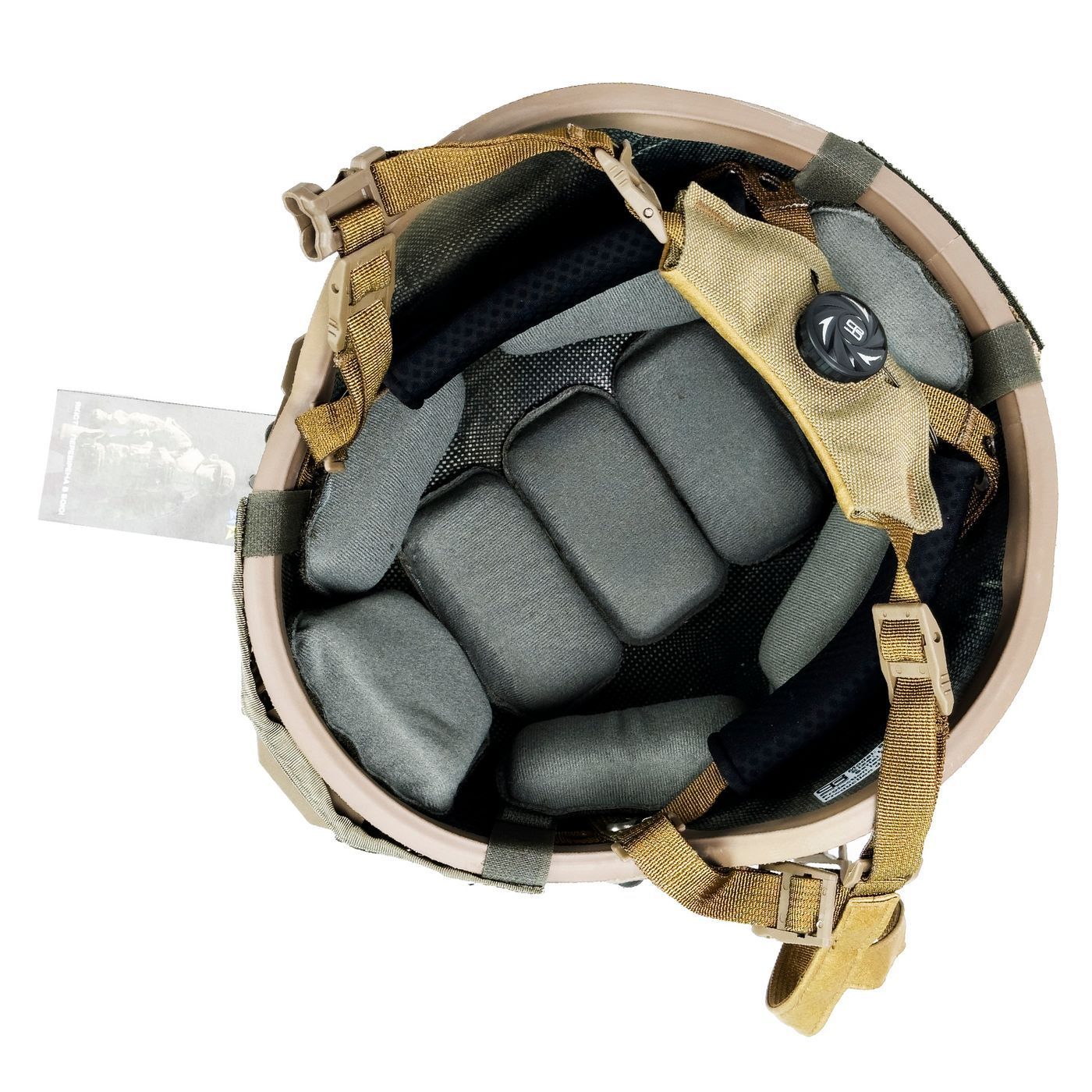 Тактичний шолом Sestan-Busch Helmet BK-ACH-HC. Койот. (S-XL)