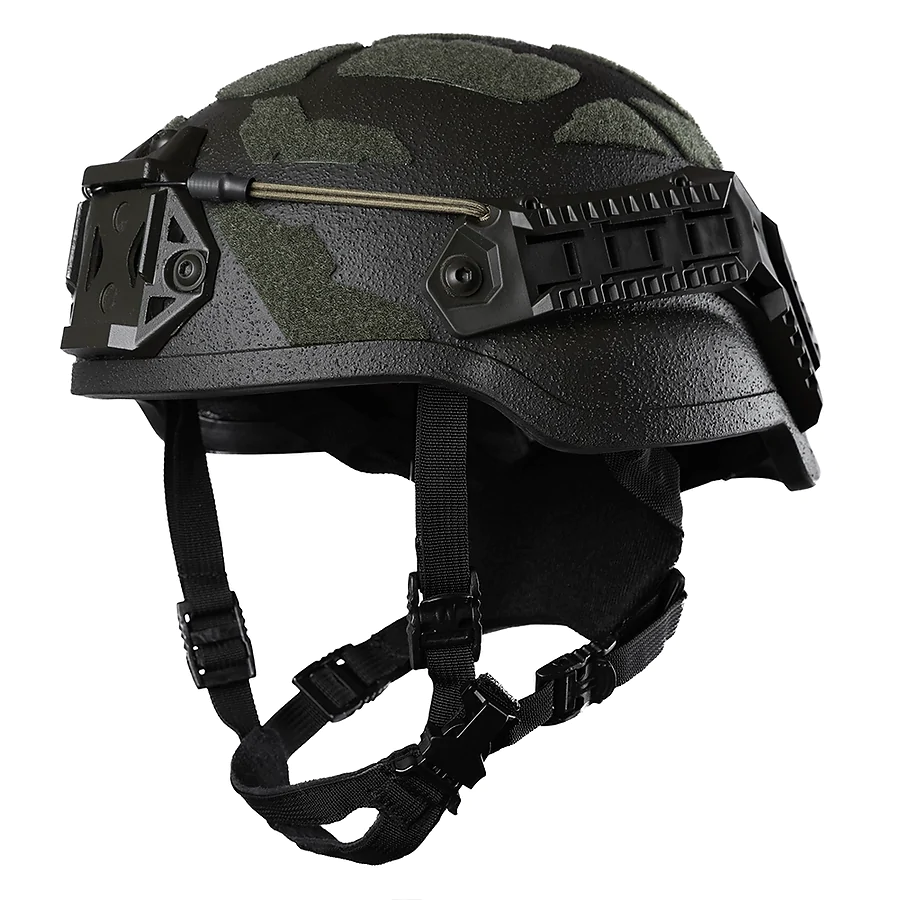 Кевларовий балістичний шолом ARCH Middle Cut ТМ Combatant, клас захисту 1 (ДСТУ), Олива &mdash; під активні навушники