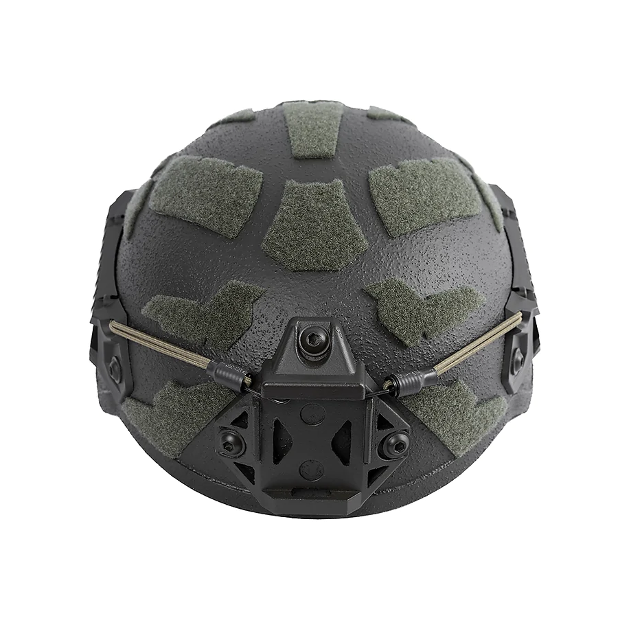 Кевларовий балістичний шолом ARCH Middle Cut ТМ Combatant, клас захисту 1 (ДСТУ), Олива &mdash; під активні навушники