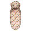 Дождевик-накидка с капюшоном для собак WAUDOG Clothes, рисунок "Авокадо на розовом", А 23-26 см, B 30-36 см, С 15-20 см
