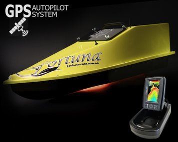 GPS (Maxi Cortex), Эхолот Toslon TF520, Профессиональный кораблик Фортуна (45000 mAh)