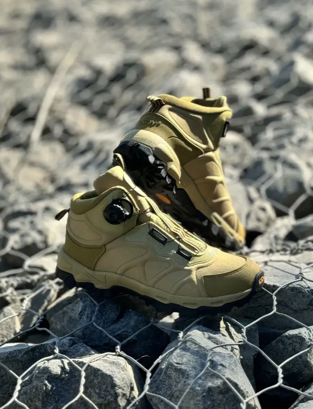 Кросівки високі ESDY "TREK HIGH" з автошнурівкою (Койот)