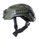 Баллистический шлем ARCH High Cut Combatant Olive &mdash; Кевларовый (1 класс защиты)