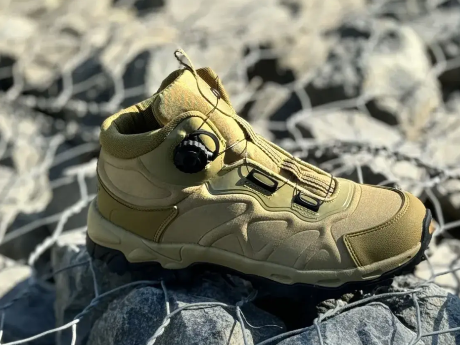 Кросівки високі ESDY "TREK HIGH" з автошнурівкою (Койот)