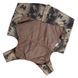 Дощовик для собак Dogs Bomba з фіксаторами butterflies M-133, р. 2, ОШ 18-28 см, ОГ 32-42 см, ДС 24-29 см