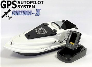 Кораблик для риболовлі Фурія Фюжн з GPS (Fortuna-X) та Ехолотом Toslon TF520