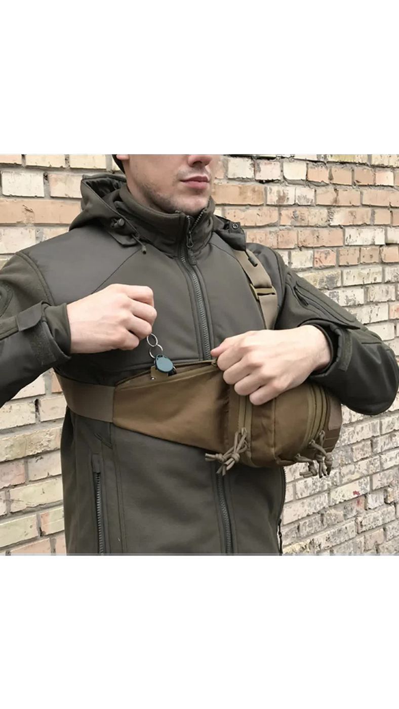 Сумка-кобура через плече M-Tac (Нейлон 600D, Койот)
