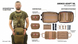 Штурмовой медицинский рюкзак Animus Adapt 16л (NIR, Cordura 1000D), Койот