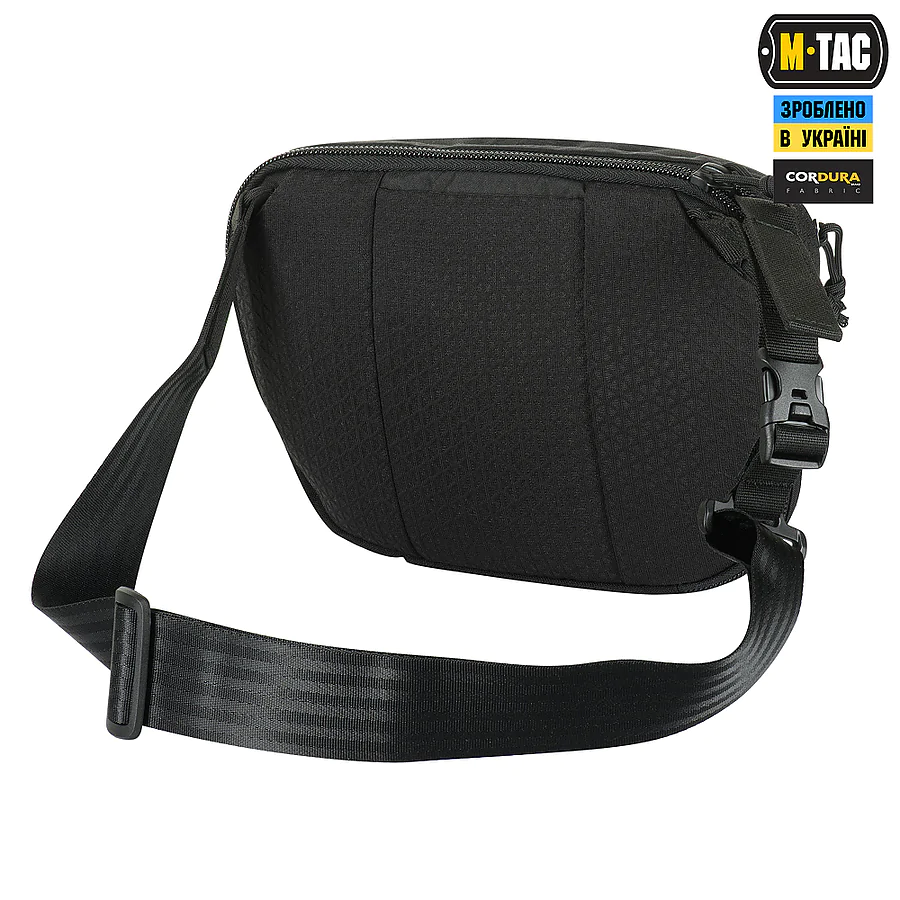 Тактична сумка через плече Sphaera Hex Hardsling Bag Elite Large M-Tac Чорна