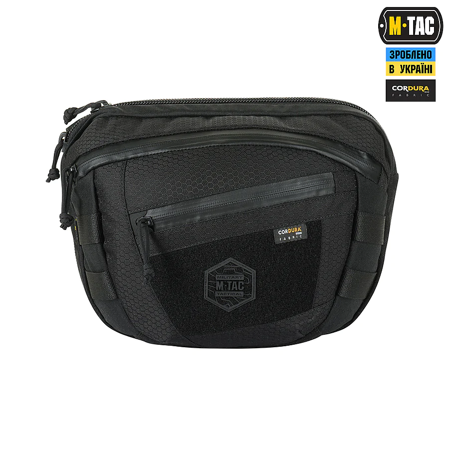 Тактична сумка через плече Sphaera Hex Hardsling Bag Elite Large M-Tac Чорна